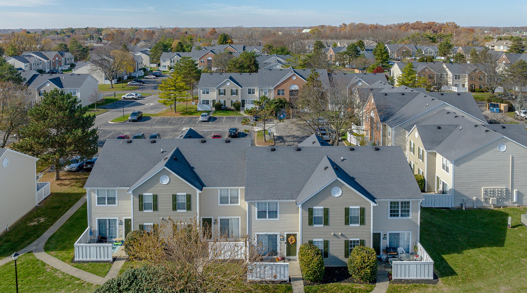 a group of buildings